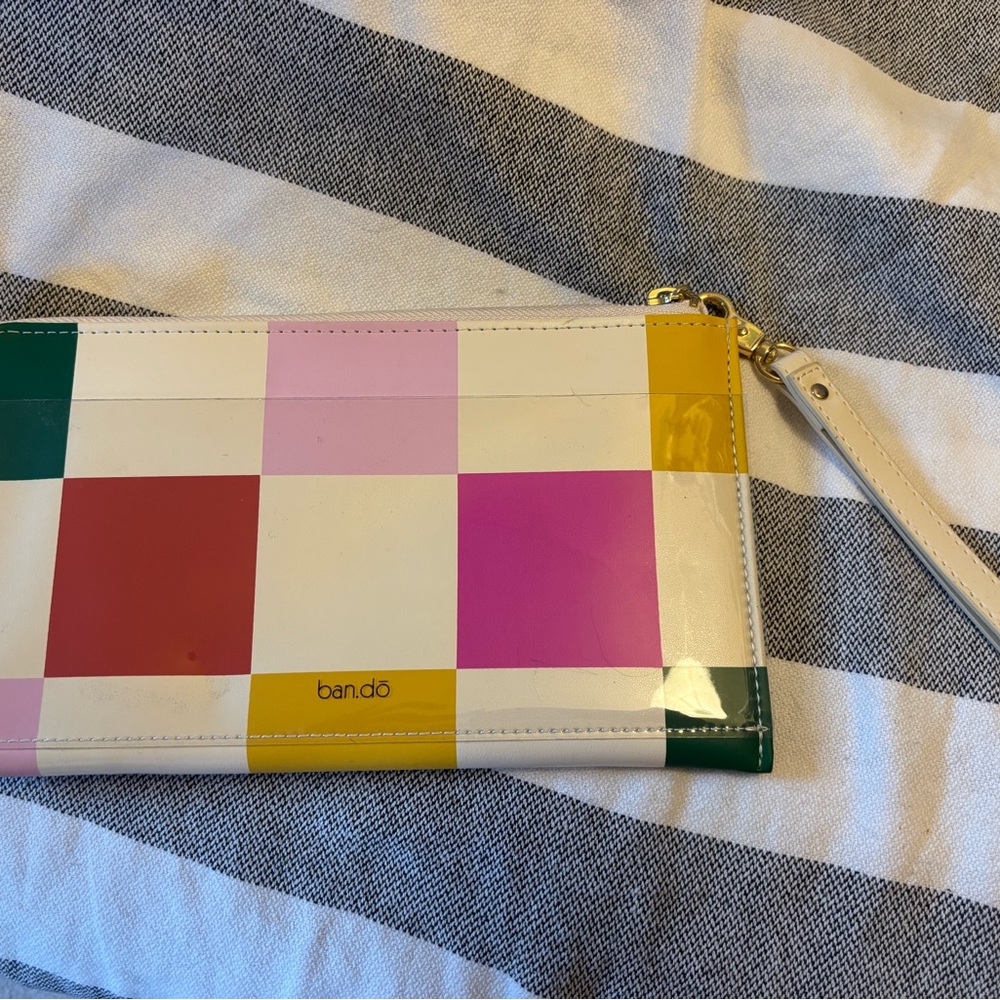 Ban.do Colorful Checkered Clutch